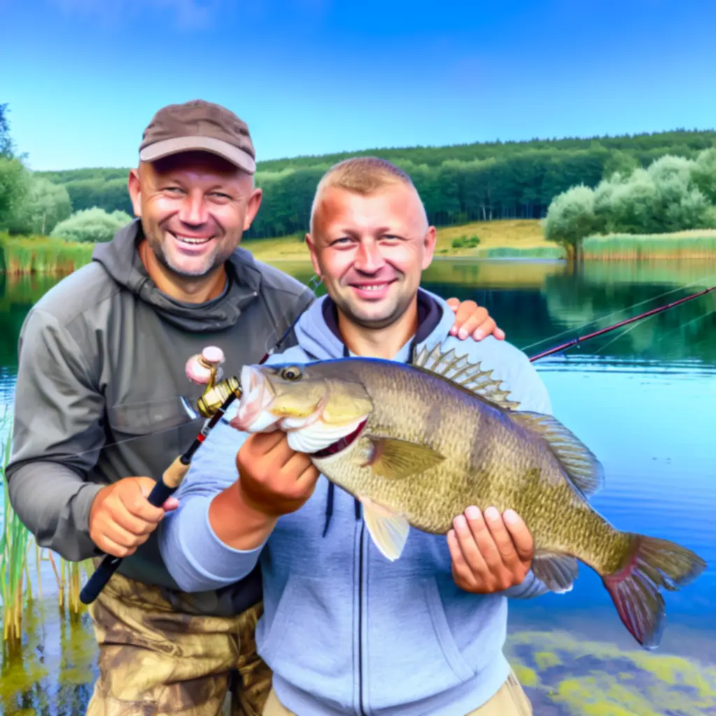 Zdjęcie uczestników z trofeami z poprzedniej wyprawy ADAM NIEMIEC FISHING